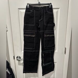 Black Cargo Pants
